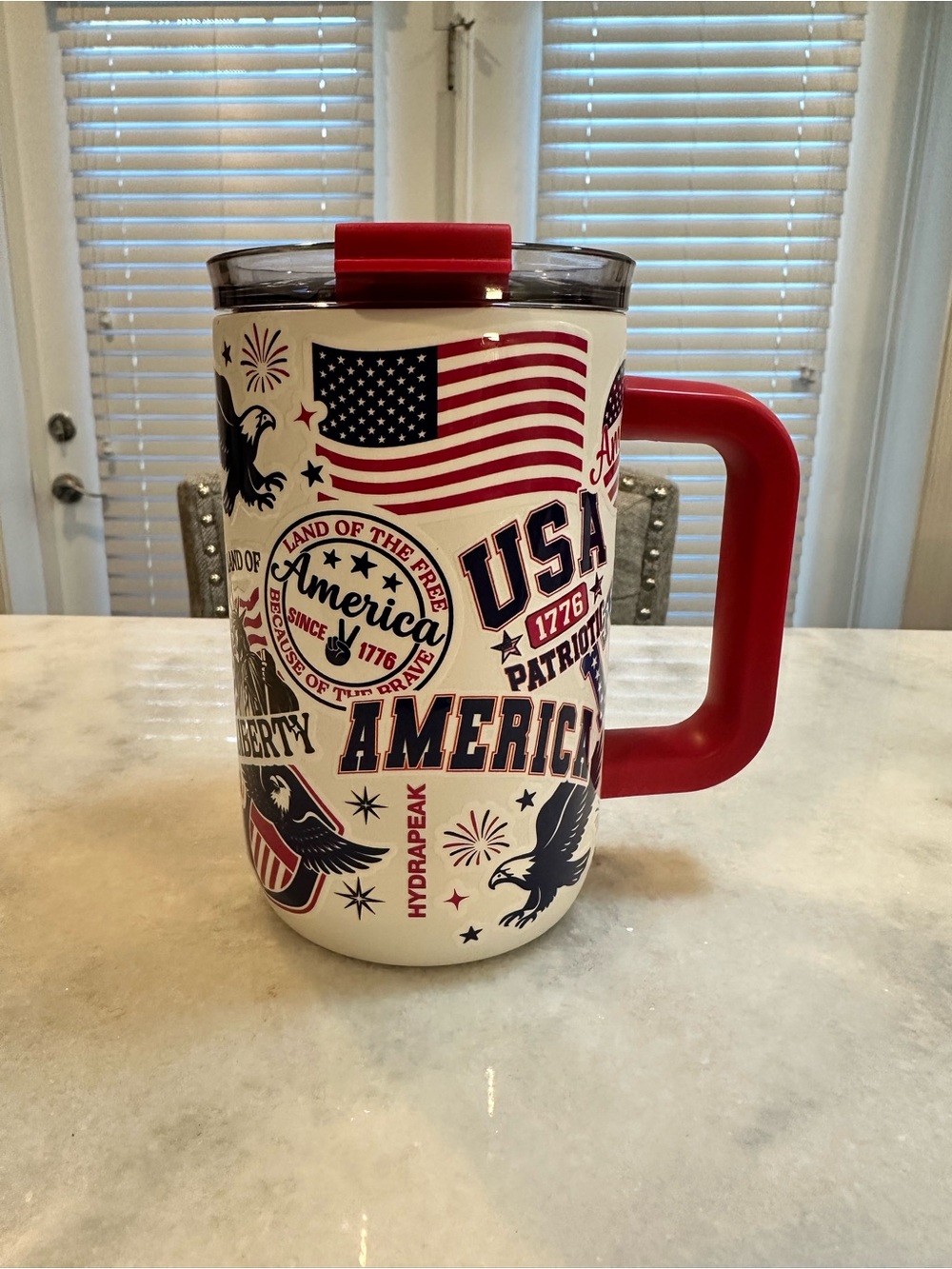 Hydrapeak America The Beautiful 250th Anniversary 18oz Tumbler w/ Handle